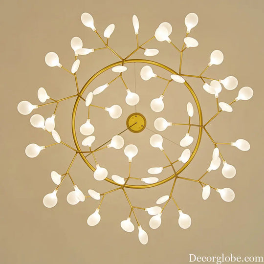 Modern Metal LED Dining Room Chandelier - Elegant Hanging Pendant Light