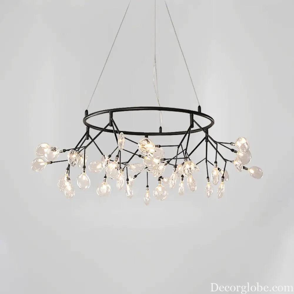 Modern Metal LED Dining Room Chandelier - Elegant Hanging Pendant Light