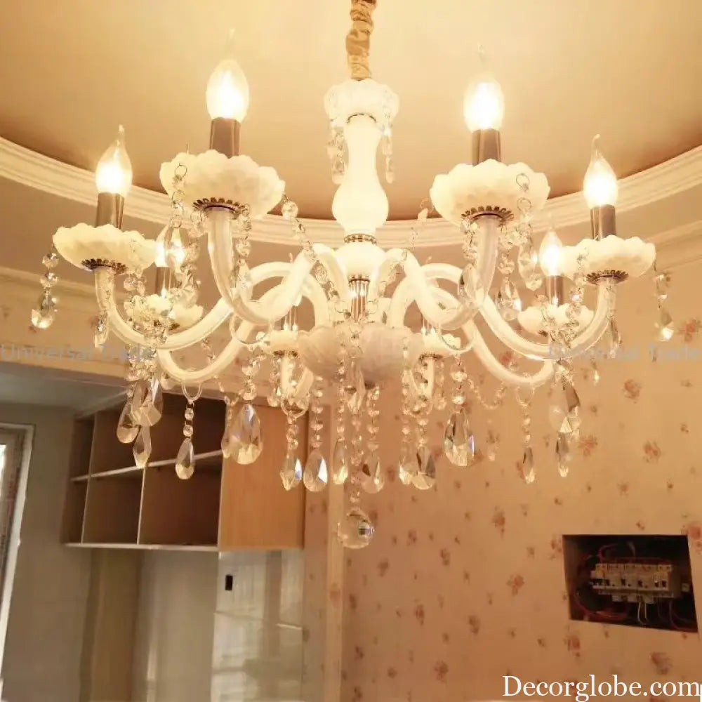 Modern LED Crystal Chandelier - Illuminate Your Home with Elegance - DecorGlobe
