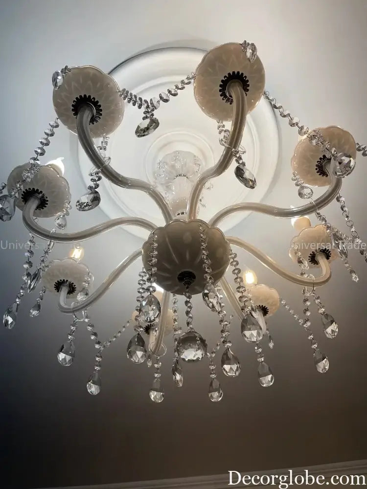 Modern LED Crystal Chandelier - Illuminate Your Home with Elegance - DecorGlobe