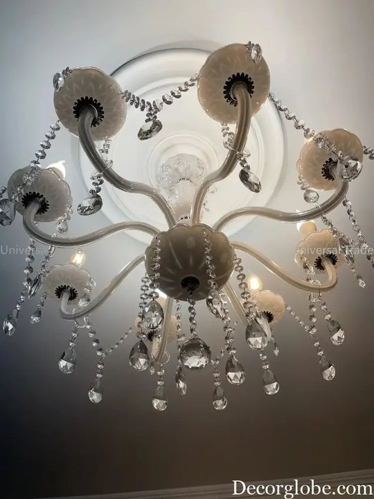 Modern LED Crystal Chandelier - Illuminate Your Home with Elegance - DecorGlobe