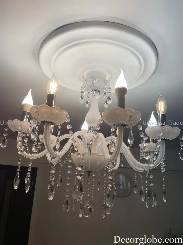 Modern LED Crystal Chandelier - Illuminate Your Home with Elegance - DecorGlobe