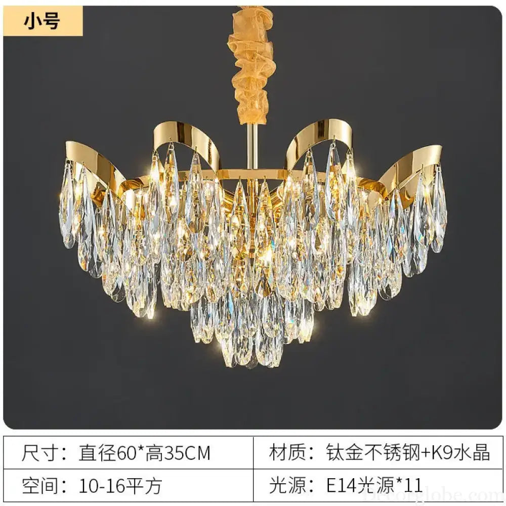 Modern LED Sunflower Crystal Ceiling Chandeliers - Bionic Elegance for Living and Dining Spaces - DecorGlobe