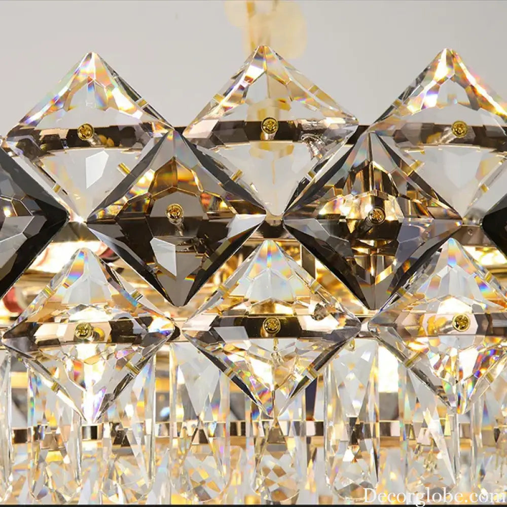 Modern Light Luxury Crystal Chandelier - A Stunning Main Lamp for Living Rooms, Dining Rooms, and Bedrooms - DecorGlobe