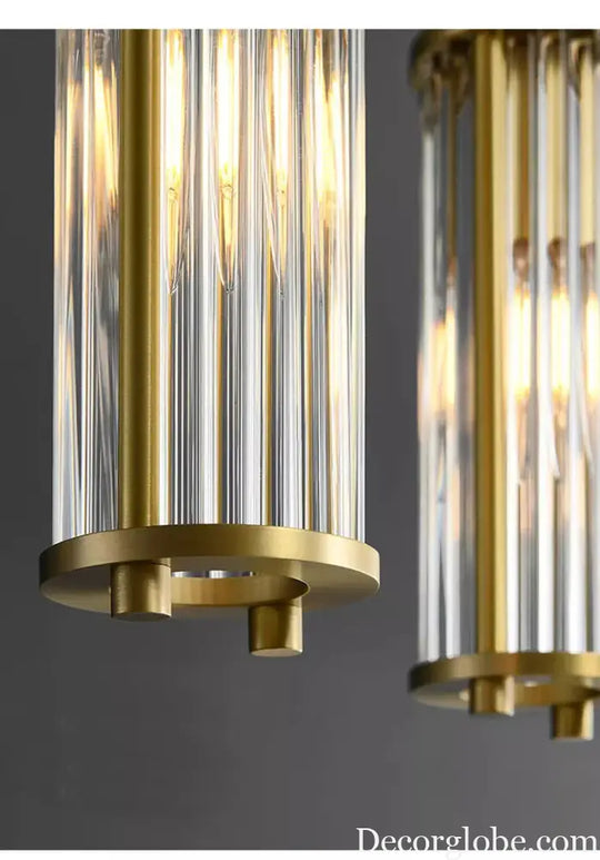 Modern Chandelier Luxury Light Minimalist Atmosphere Bedroom Dining Room Living Room Large Lamp Loft Fixtures Leather