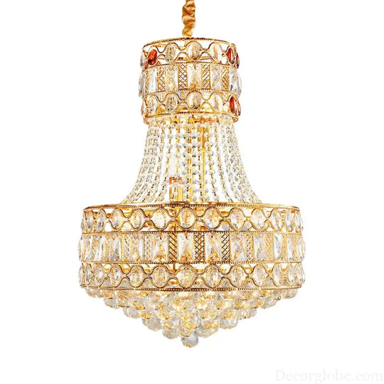Modern Living Room Chandelier - Light Luxury Crystal Elegance for Dining Rooms, Hotels, Villas, and Bedrooms - DecorGlobe