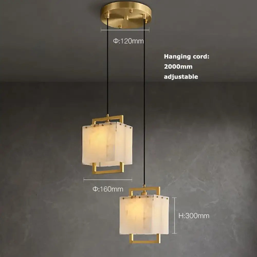 Modern Natural Marble LED Living Room Chandeliers - Elegant Lighting Fixtures for Staircases, Lofts, and Dining Rooms - DecorGlobe