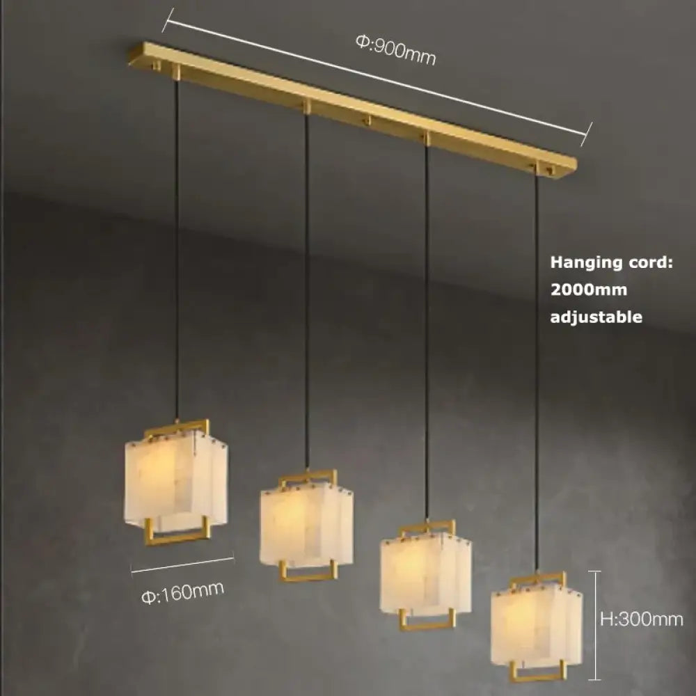 Modern Natural Marble LED Living Room Chandeliers - Elegant Lighting Fixtures for Staircases, Lofts, and Dining Rooms - DecorGlobe
