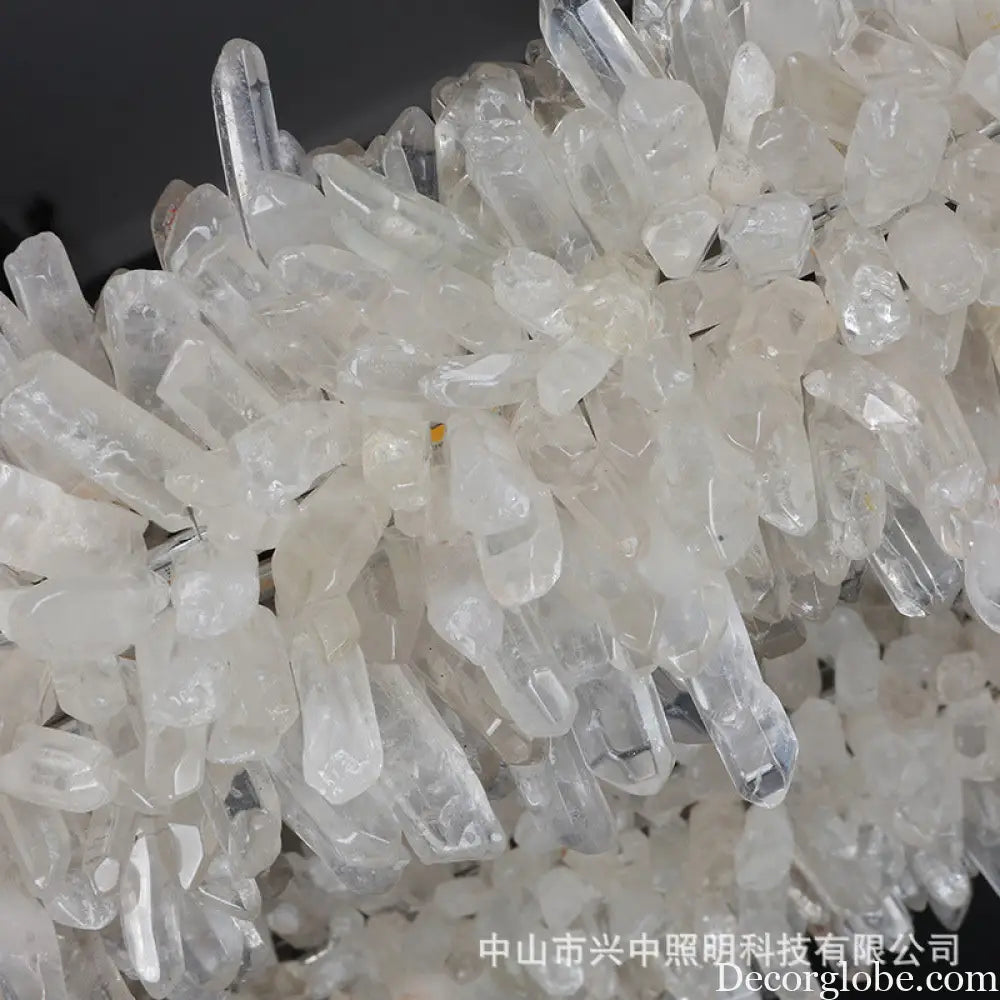 Modern Simple Crystal Chandelier – Luxury Living Room &amp; Bedroom Lighting