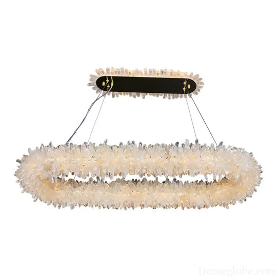 Modern Simple Crystal Chandelier – Luxury Living Room &amp; Bedroom Lighting