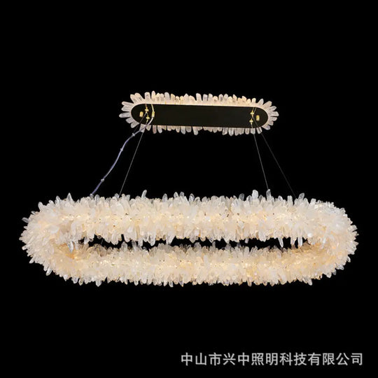 Modern Simple Crystal Chandelier – Luxury Living Room &amp; Bedroom Lighting