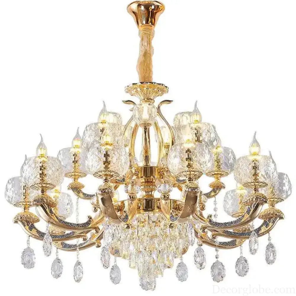 European Modern Simple Chandelier - Luxury Lighting for Home, Villa, Hotel, and Duplex Architectural Spaces - DecorGlobe