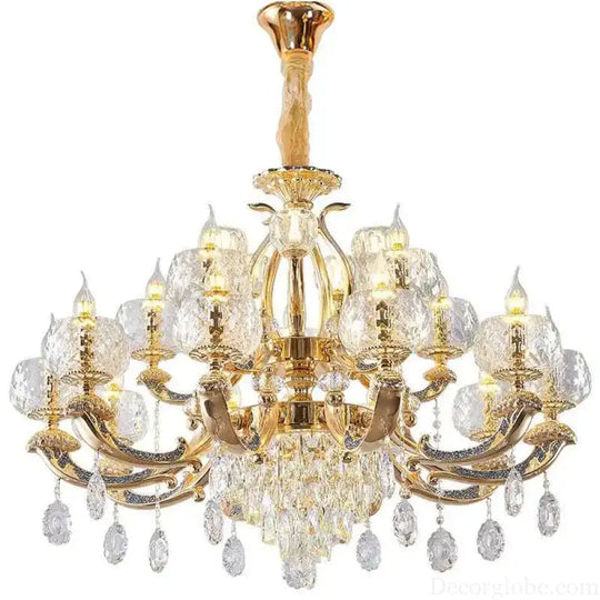 European Modern Simple Chandelier - Luxury Lighting for Home, Villa, Hotel, and Duplex Architectural Spaces - DecorGlobe