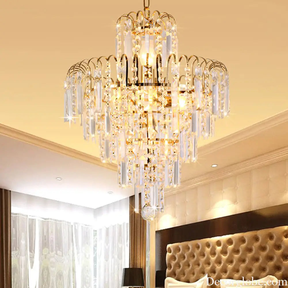 Madilyn Modern Tiered Chandelier: Add Dazzling Elegance to Your Space - DecorGlobe