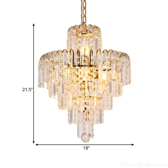 Madilyn Modern Tiered Chandelier: Add Dazzling Elegance to Your Space - DecorGlobe