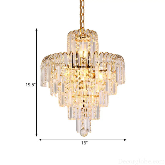 Madilyn Modern Tiered Chandelier: Add Dazzling Elegance to Your Space - DecorGlobe