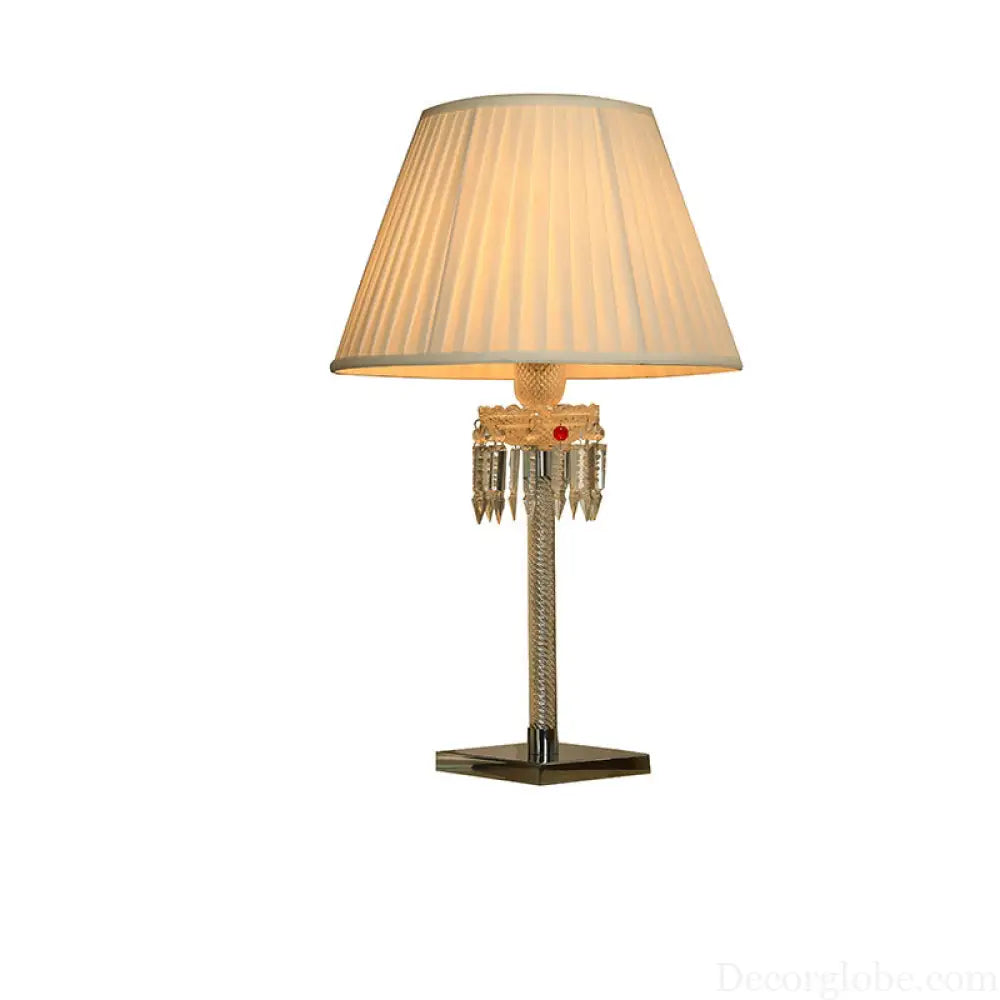 European-Style Living Room Dining Table Crystal Lamp Restaurant Front Desk Decorative Table Lamp Bedroom Bedside Lamp