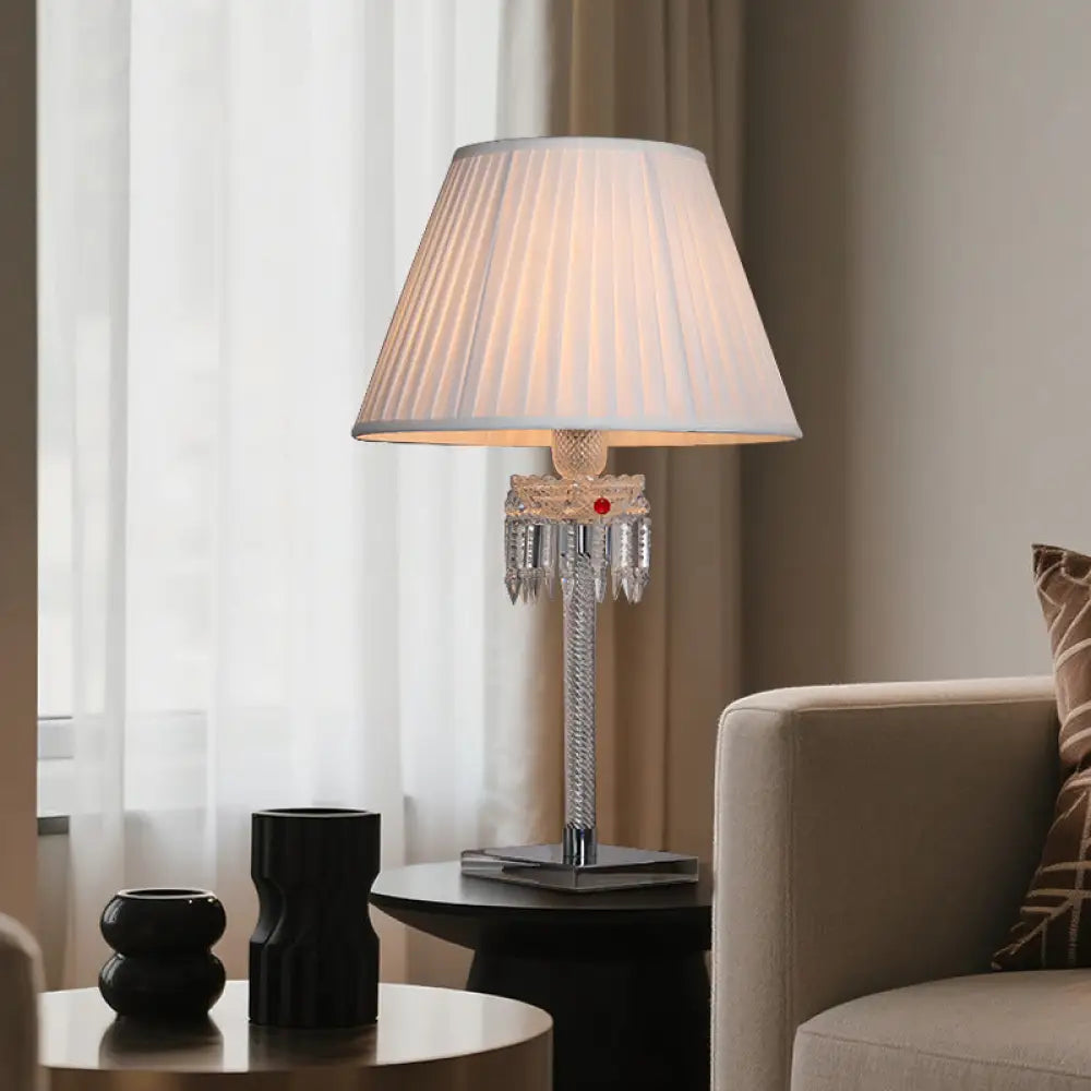European-Style Living Room Dining Table Crystal Lamp Restaurant Front Desk Decorative Table Lamp Bedroom Bedside Lamp