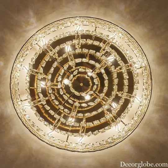New Modern Crystal Ceiling Lamp - Light Luxury Design for Living, Dining, and Bedroom Spaces - DecorGlobe