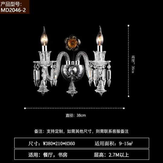 French-Style Living Room Crystal Chandelier Vintage Palace Style with a High-End Feel 2025 New Model Light Luxury Villa
