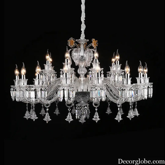 French-Style Living Room Crystal Chandelier Vintage Palace Style with a High-End Feel 2025 New Model Light Luxury Villa
