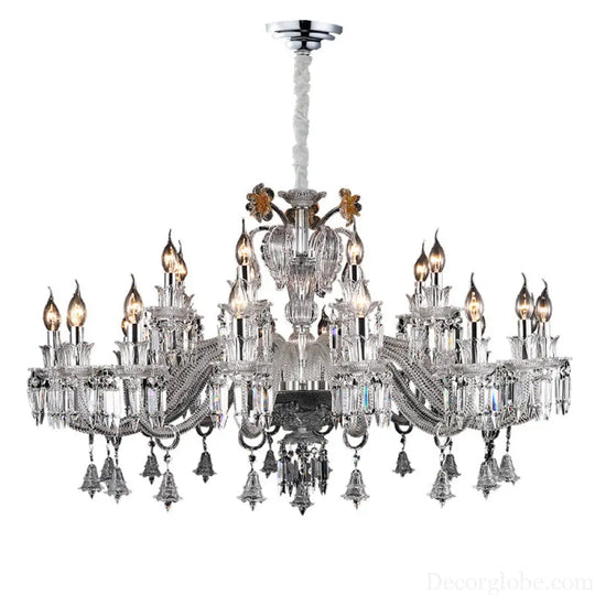 French-Style Living Room Crystal Chandelier Vintage Palace Style with a High-End Feel 2025 New Model Light Luxury Villa