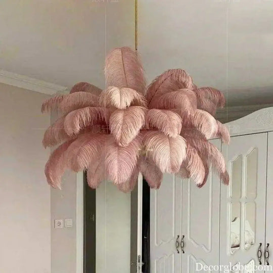Nordic Feather Pendant Light Modern Art Chandelier for Bedroom Lighting > Ceiling lights > Chandeliers