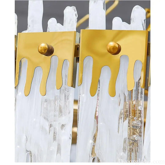 Nordic Style Round Gold Crystal LED Chandelier – 16’’ Adjustable Cord Lighting > Ceiling lights > Chandeliers