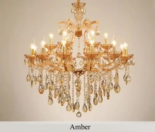 Nordic Restaurant Chandelier Lighting Classic Living Room Crystal Pendant Light Modern Household Hanging Light Hall