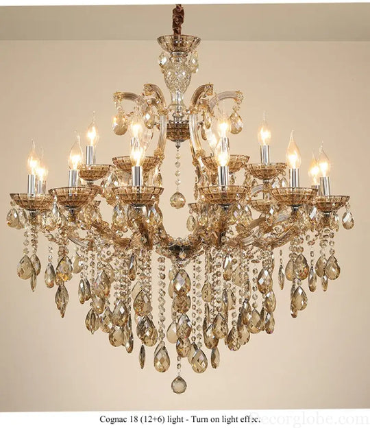 Nordic Restaurant Chandelier Lighting Classic Living Room Crystal Pendant Light Modern Household Hanging Light Hall