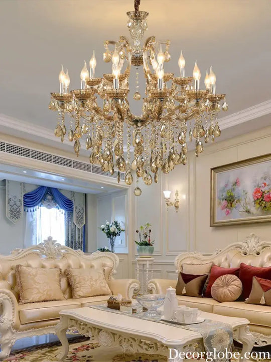 Nordic Restaurant Chandelier Lighting Classic Living Room Crystal Pendant Light Modern Household Hanging Light Hall