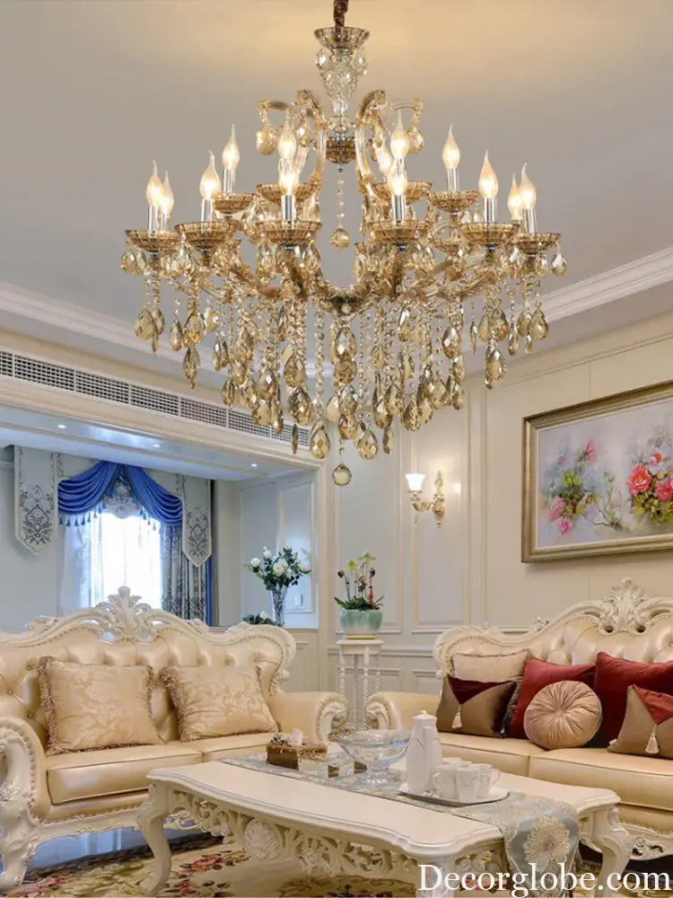 Nordic Restaurant Chandelier Lighting Classic Living Room Crystal Pendant Light Modern Household Hanging Light Hall
