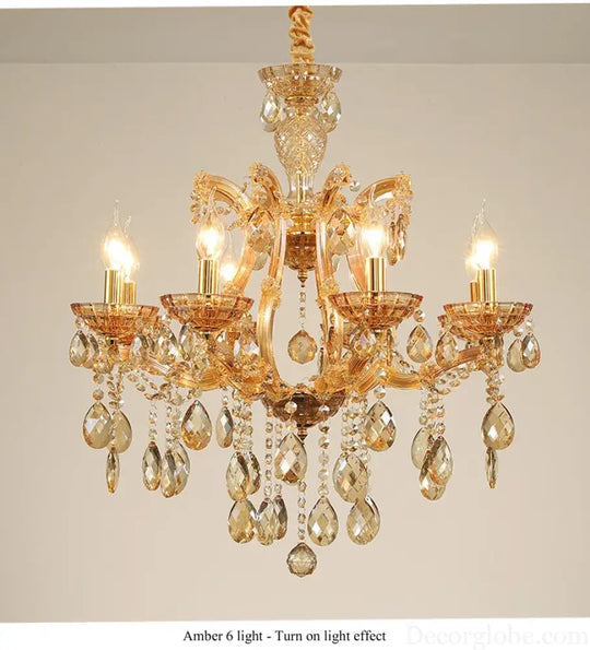 Nordic Restaurant Chandelier Lighting Classic Living Room Crystal Pendant Light Modern Household Hanging Light Hall