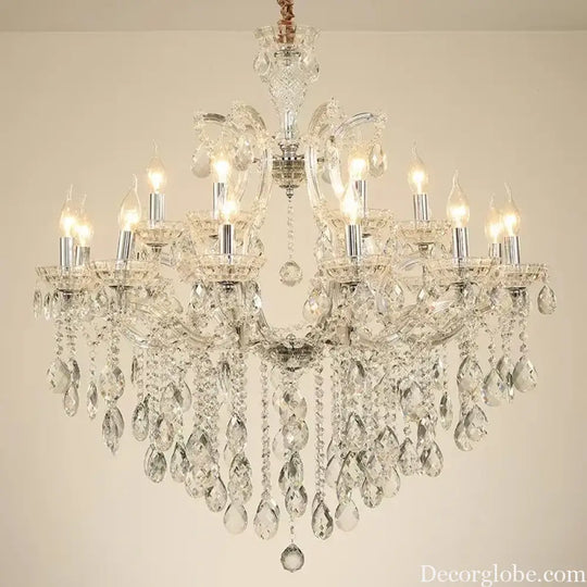 Nordic Restaurant Chandelier Lighting Classic Living Room Crystal Pendant Light Modern Household Hanging Light Hall
