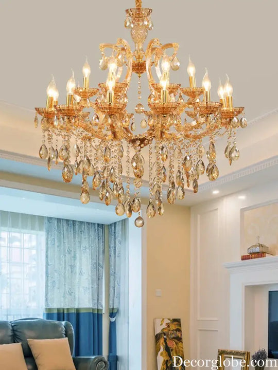 Nordic Restaurant Chandelier Lighting Classic Living Room Crystal Pendant Light Modern Household Hanging Light Hall