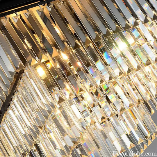 Elegant Nordic Postmodern Crystal Chandeliers - Luxury Round Lighting for Villas, Homes, Restaurants, and Hotels - DecorGlobe