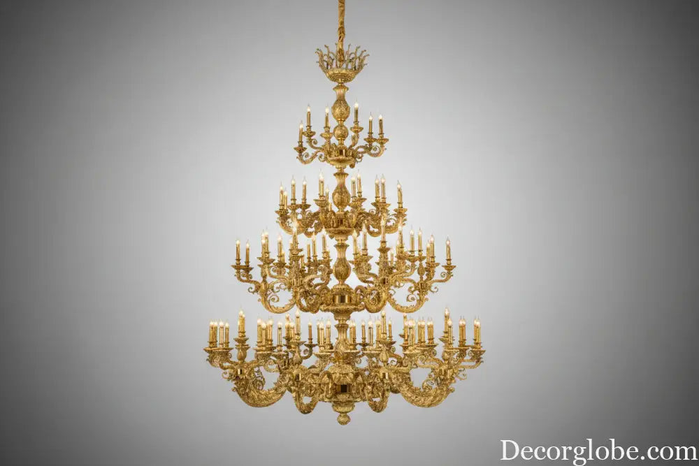 Nova French Copper Crystal Grand Duplex Chandelier Chandelier (diameter 226cm, height 317cm) Chandelier