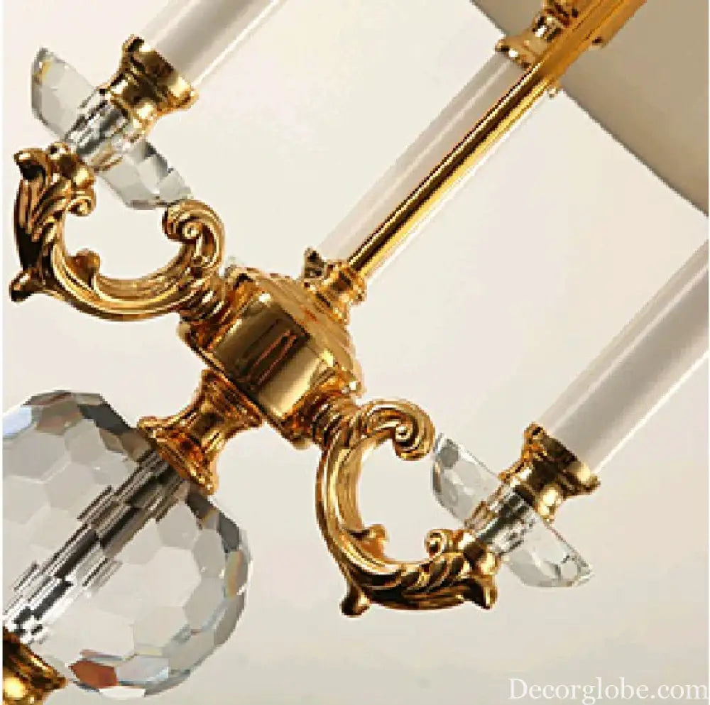 Luxury Crystal Table Lamp with Three Light Design for Modern Interiors