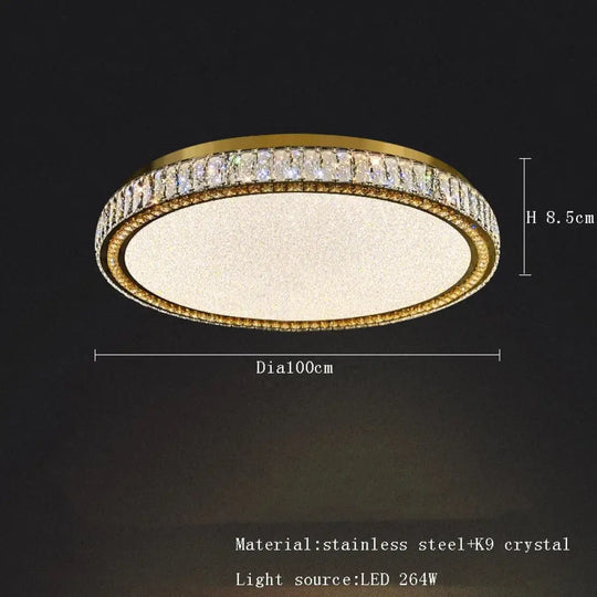 Modern Lustre Crystal Ceiling Lamp Home Decoration Chandelier Bedroom Living Room Dining Table Lighting Fixtures