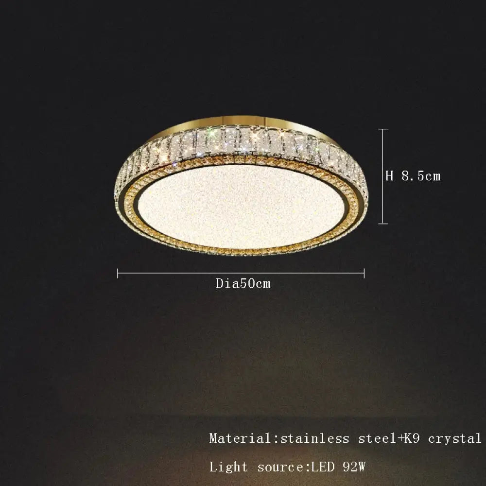 Modern Lustre Crystal Ceiling Lamp Home Decoration Chandelier Bedroom Living Room Dining Table Lighting Fixtures