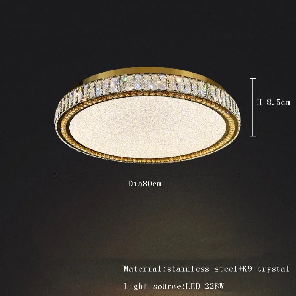 Modern Lustre Crystal Ceiling Lamp Home Decoration Chandelier Bedroom Living Room Dining Table Lighting Fixtures