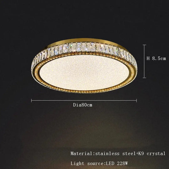 Modern Lustre Crystal Ceiling Lamp Home Decoration Chandelier Bedroom Living Room Dining Table Lighting Fixtures