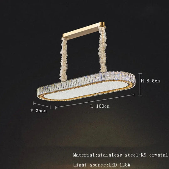 Modern Lustre Crystal Ceiling Lamp Home Decoration Chandelier Bedroom Living Room Dining Table Lighting Fixtures