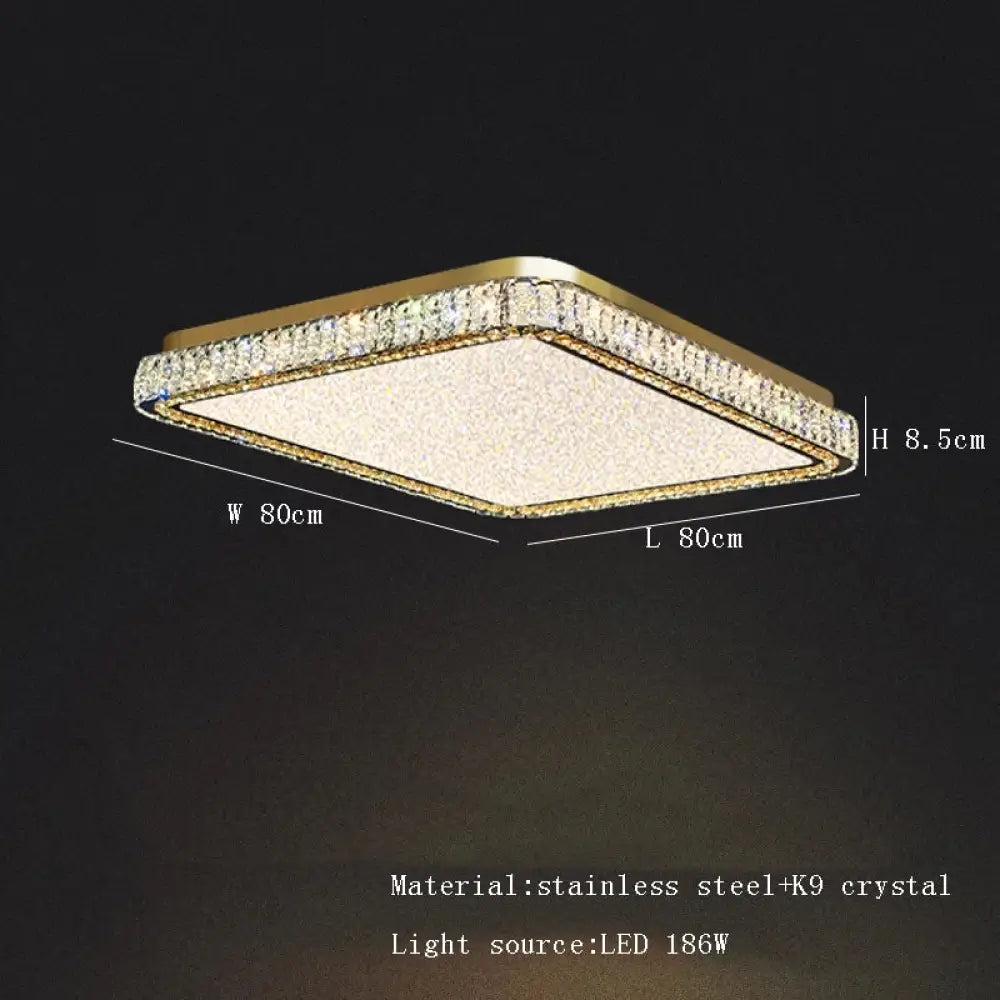 Modern Lustre Crystal Ceiling Lamp Home Decoration Chandelier Bedroom Living Room Dining Table Lighting Fixtures