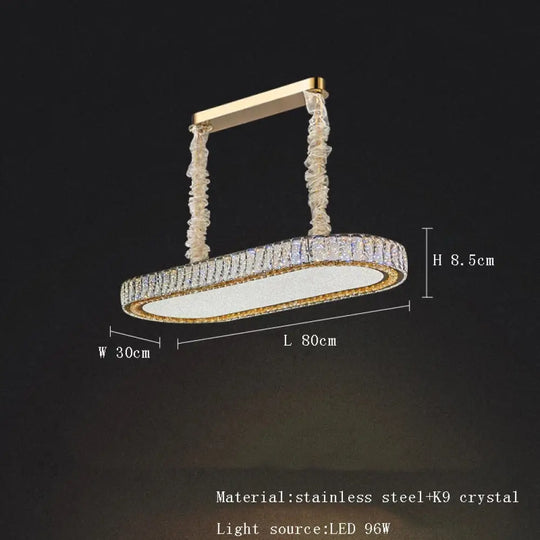 Modern Lustre Crystal Ceiling Lamp Home Decoration Chandelier Bedroom Living Room Dining Table Lighting Fixtures