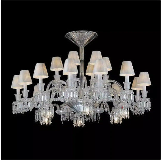 French Luxury Crystal Chandelier Dining Lights European Style Living Room Bedroom Lights High-end New Style Villa