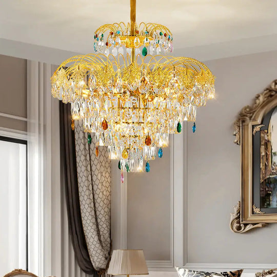 French Crystal Branch Chandelier for Bedroom &amp; Corridor