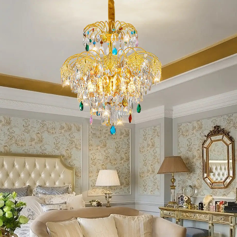 French Crystal Branch Chandelier for Bedroom & Corridor