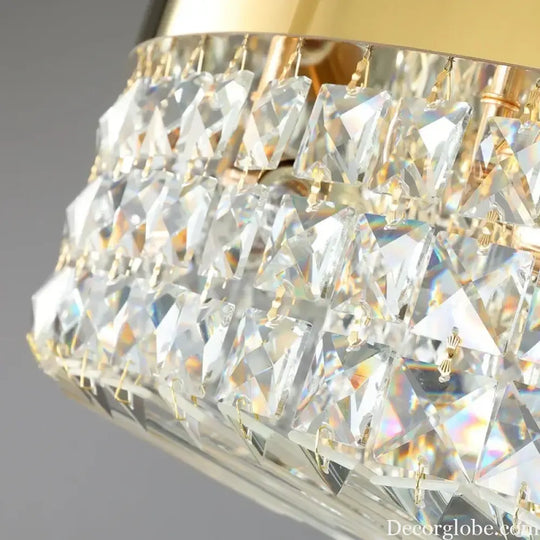 Modern Crystal Ceiling Light for Dining Room Gold Chrome Led Chandeliers Lighting Pendant Lamp Indoor Bedroom Lights