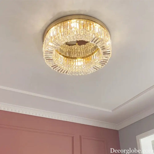 Modern Crystal Ceiling Light for Dining Room Gold Chrome Led Chandeliers Lighting Pendant Lamp Indoor Bedroom Lights